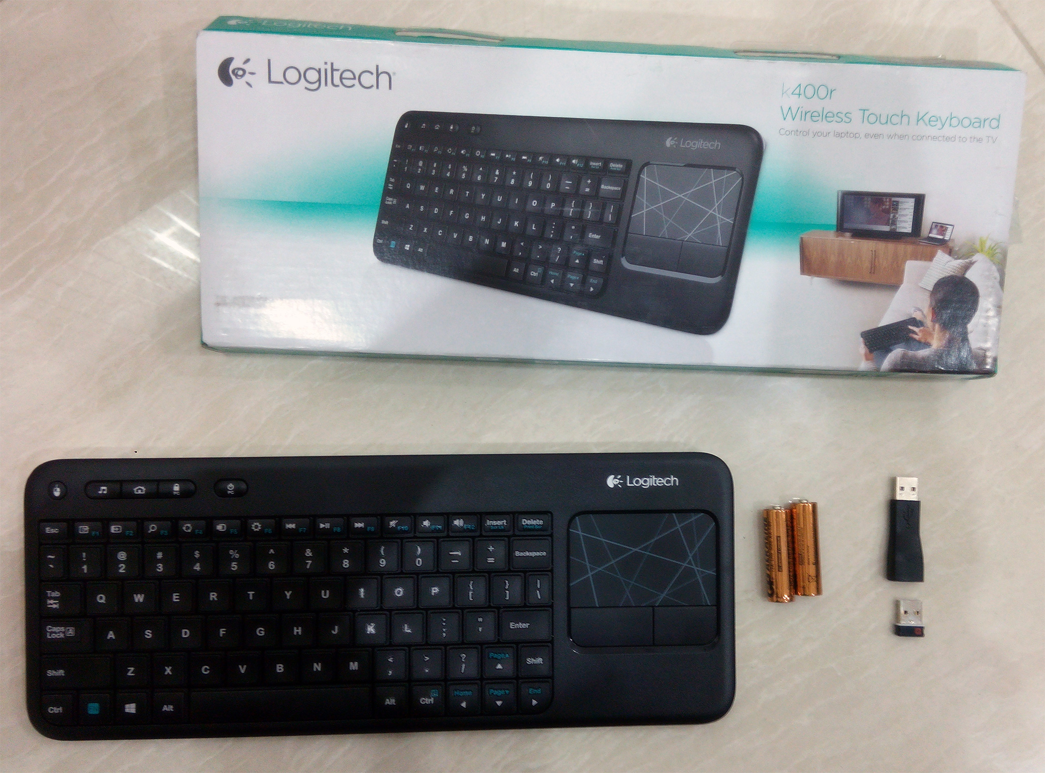 Installere selvbiografi Cyclops Quick Review: Logitech Wireless Touch Keyboard K400R – Robert Setiadi  Website