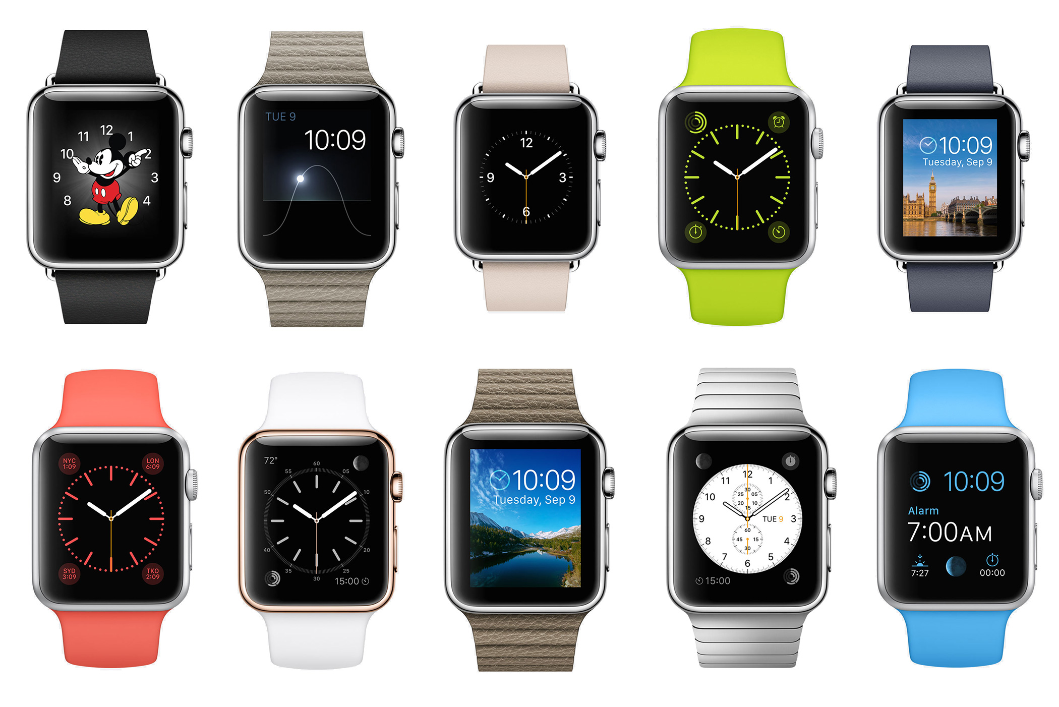 apple watches oldest to newest