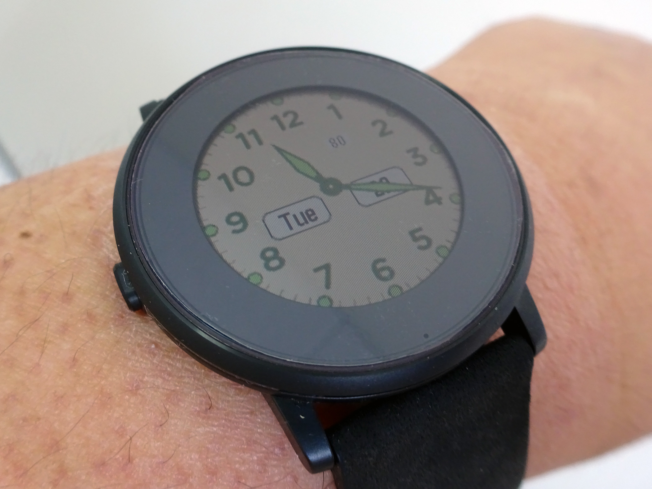 pebble time round steel