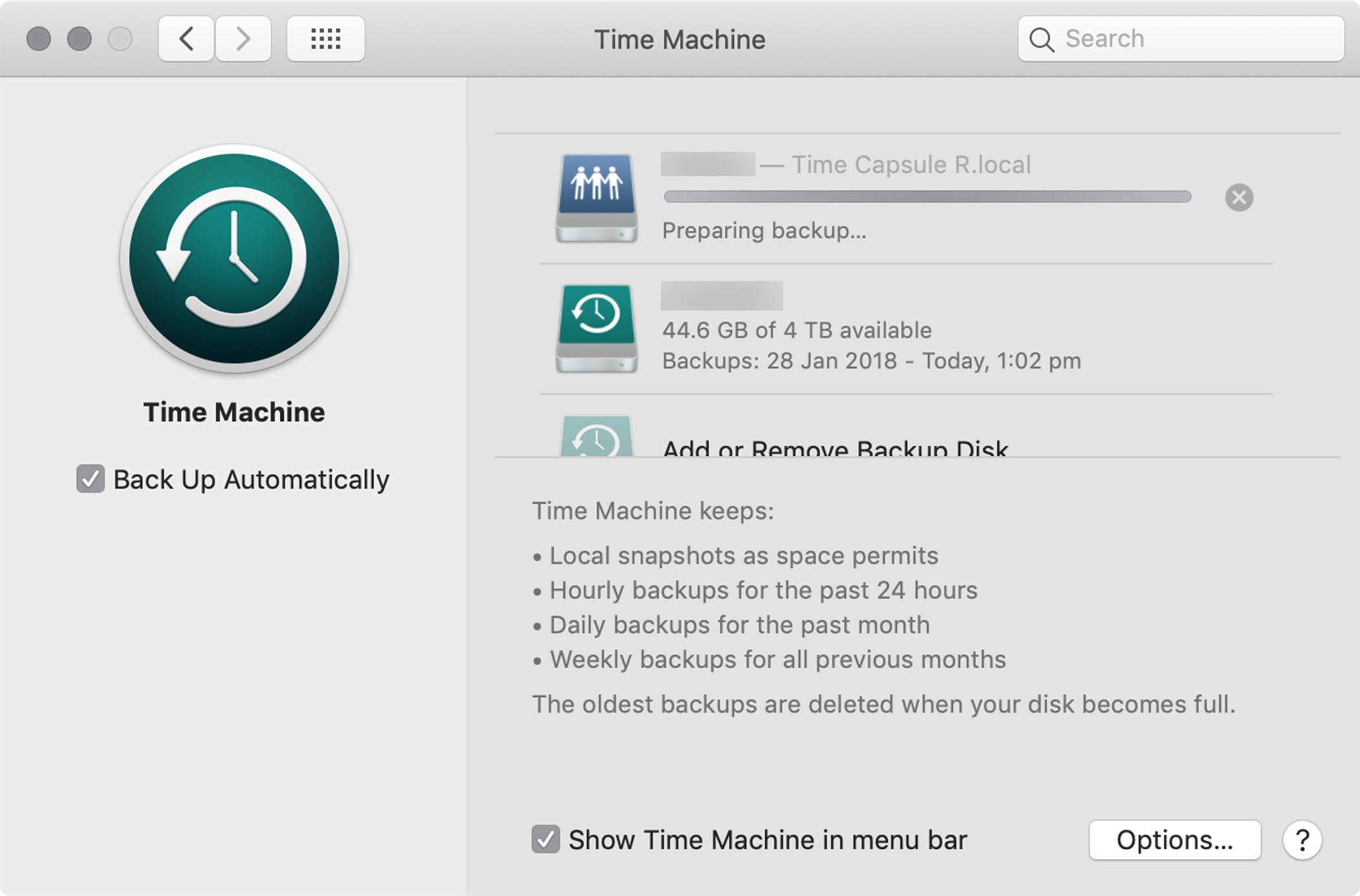 Cleaning up Time Machine local snapshot in Mac Robert Setiadi site
