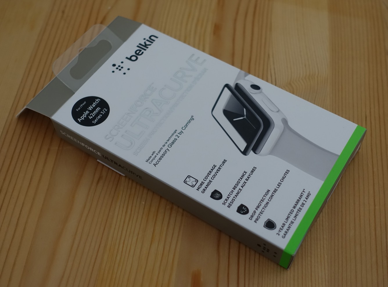 belkin screenforce ultracurve apple watch series 3